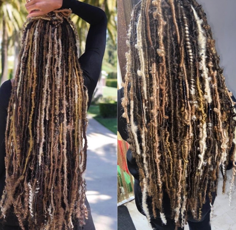 A picture of Ombre Faux Locs