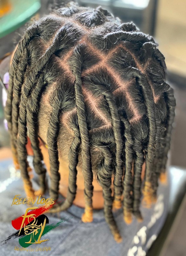 Comb coils starter locs