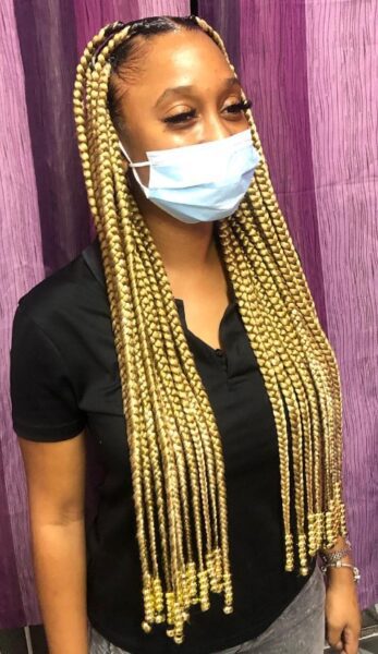 Jumbo knotless braids 34 styles - Chicbeauty