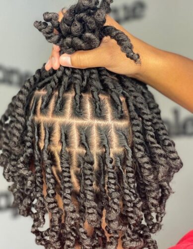 Starter Locs-30 styles and all about starting dreadlocks - Afro-Chic