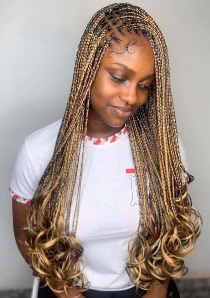 45 Stunning French curl braids you must try in 2024 - Afro-Chic