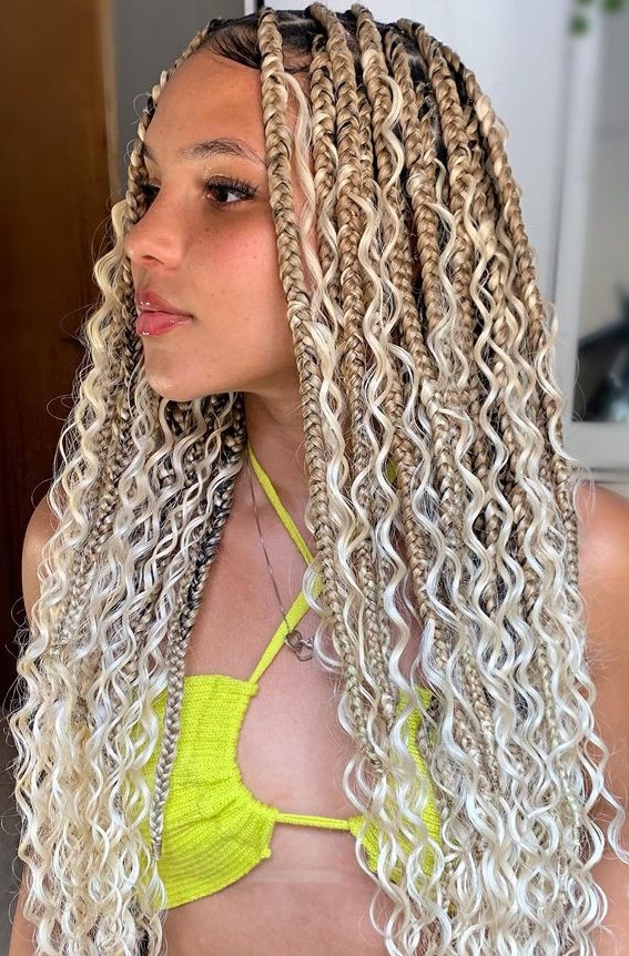 large boho braids 