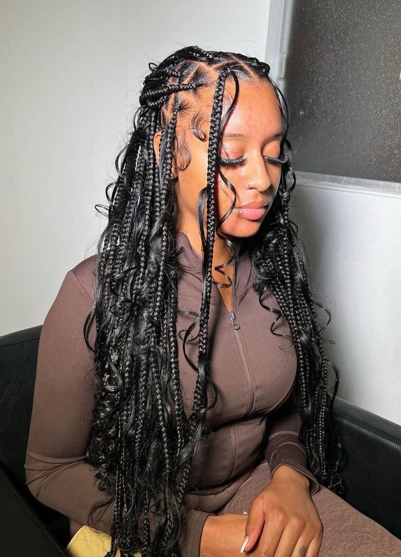 large boho braids 