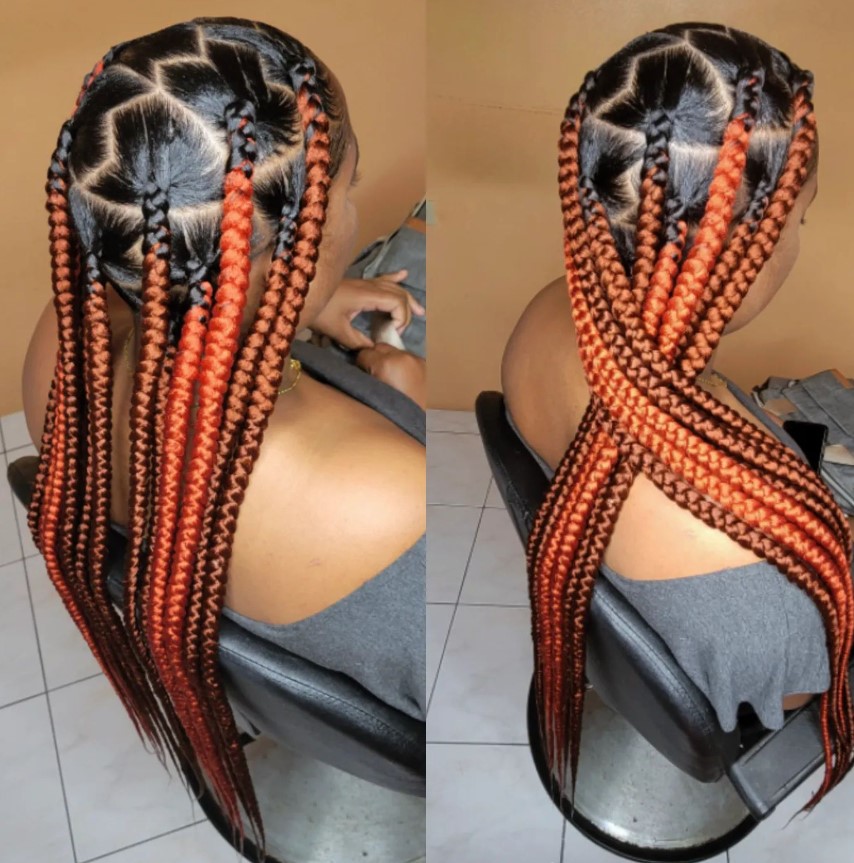 long large knotless braids