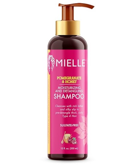 Best low porosity hair product - Mielle Organics Pomegranate & Honey Shampoo