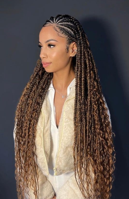 40 Crochet Braids Hairstyles for Your Inspiration  Crochet braids  hairstyles, Braid styles, Box braids styling