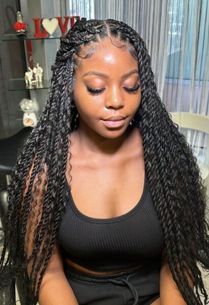 50 Island Twist Braids Hairstyles for Summer 2024 - Chicbeauty