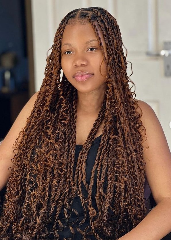 colored Island Twist Braids