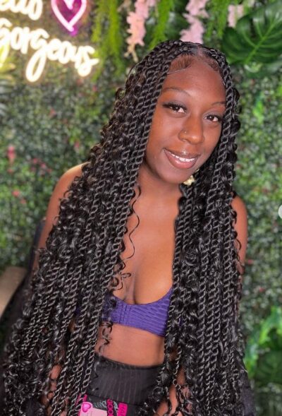 50 Island Twist Braids Hairstyles for Summer 2024 - Chicbeauty