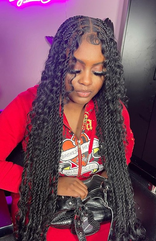 Black Island Twist Braids 