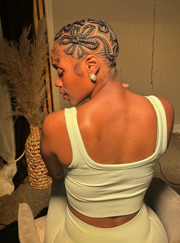 braided baldie