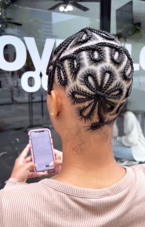 braided bald head