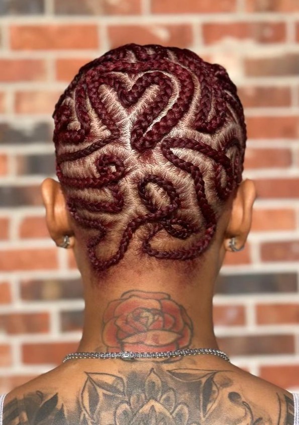 braided baldie