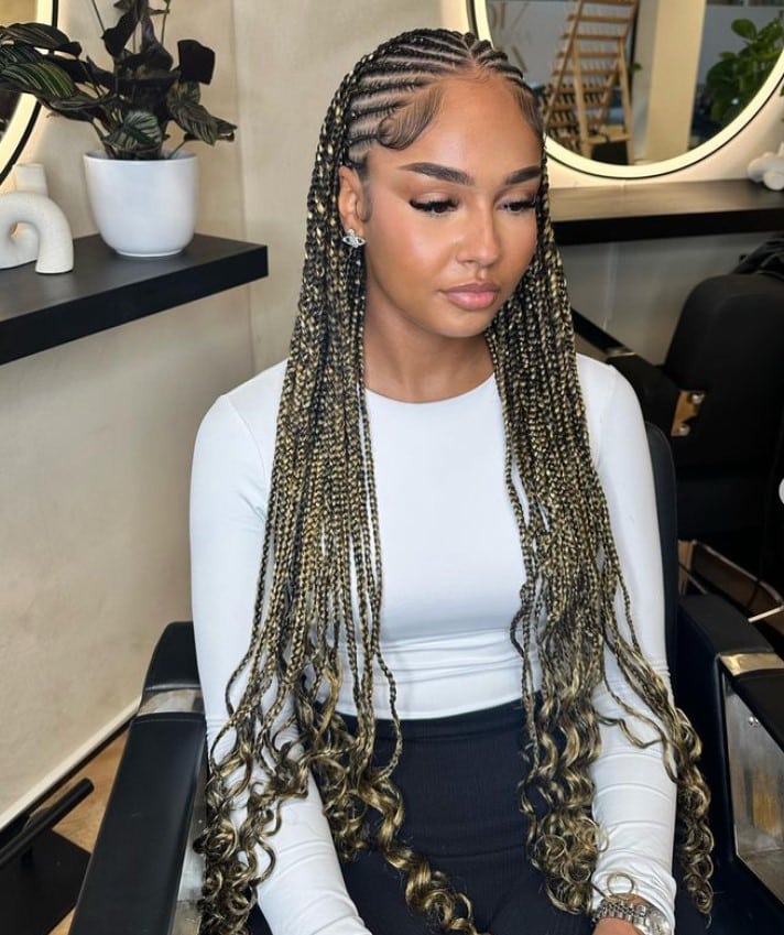 Braided hairtyles for black women 