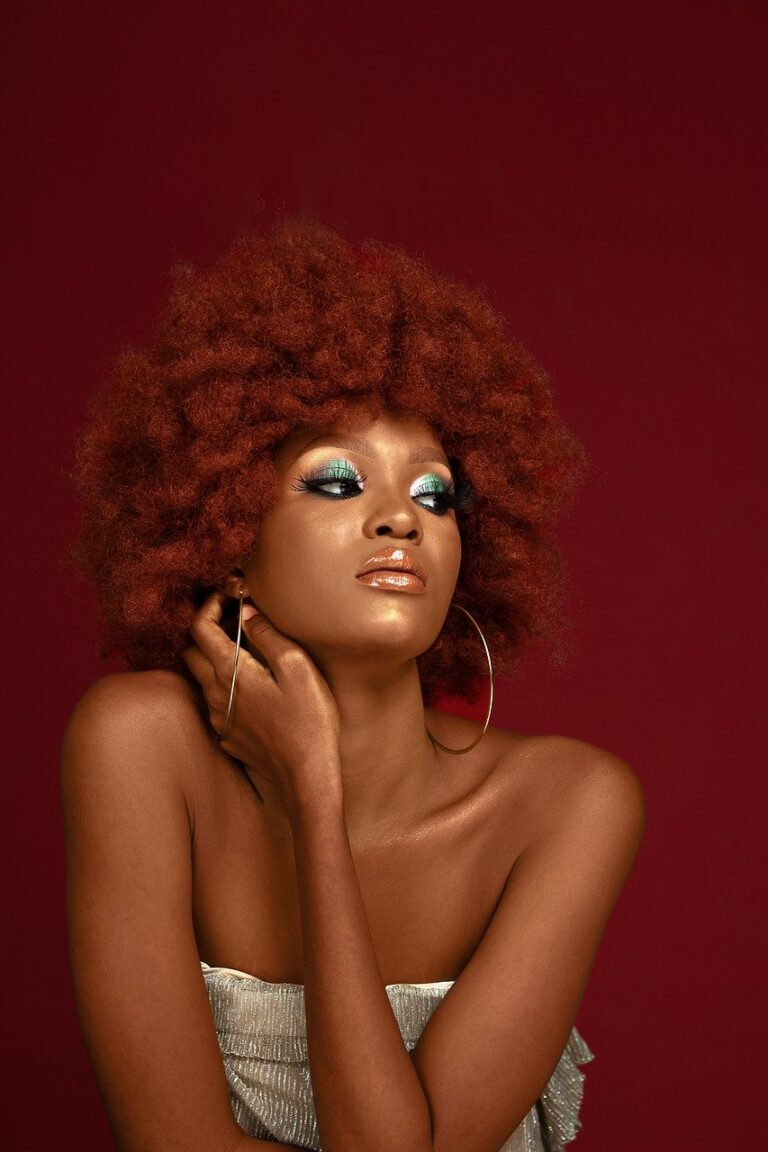 black girl with natural hair