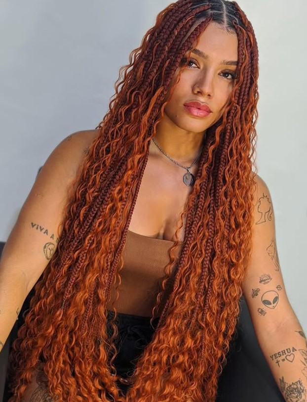 boho braids (how long to keep in braids)