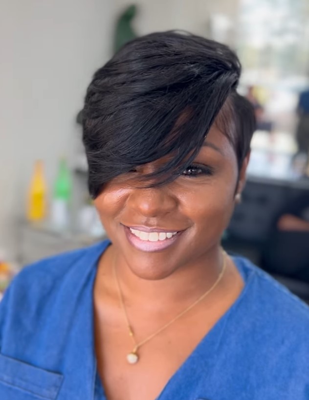Short haircut for black women